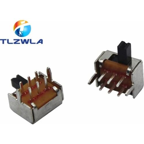 1000PCS Toggle switch SK22D07 2P2T 6Pins Handle high 4mm SK22D07VG4