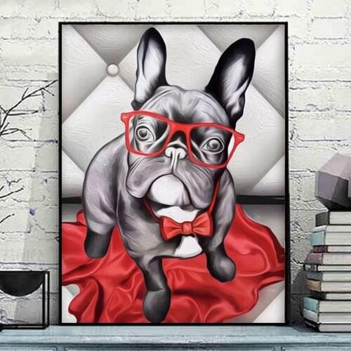 Animals 5D Diamond Painting Embroidery Full Patterns DIY Diamond Mosaic Cross Stitch Kits Drills Home Decors Handcrafted Dog Cat