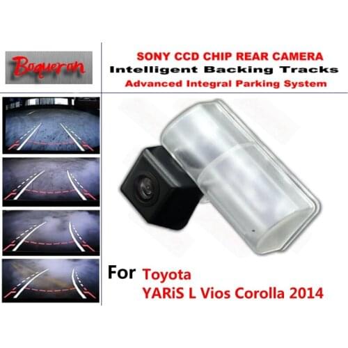 For Toyota YARiS L Vios Corolla 14-16 CCD Car Backup Parking Camera Intelligent Tracks Dynamic Guidance Rear View Camera