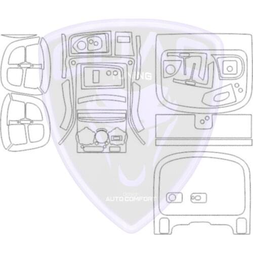 For Fiat DUCATO Dashboard Kit, ODAC Tuning, Interior Stickers, Coating, Cover, Vehicle Accessories, Car Accessories