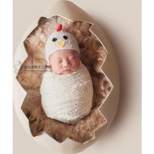 Newborn photography accessories props photo Creative Theme full moon iron eggshell Toddler Studio Shooting Photo Props