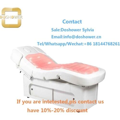 Beauty table massage with hydraulic beauty facial bed for v3 thermal massage bed
