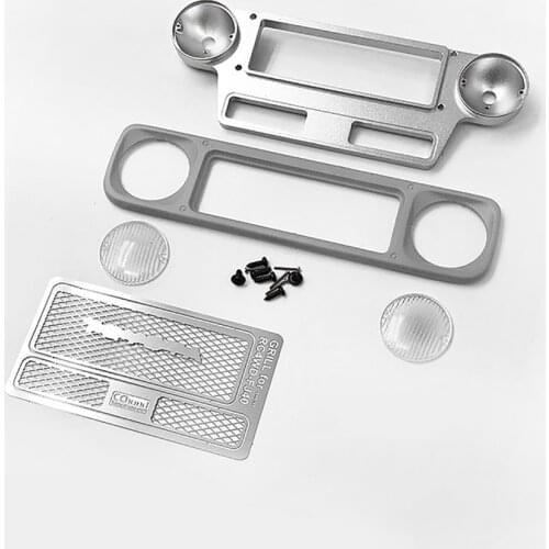 Metal Front Lamp Grille for 1/10 RC4WD G2 FJ40 RC Car Upgrade Part