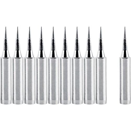 10Pcs/Lot Soldering Replacement de soldadura Soldering Iron Tips Station Tool 900M-T-I Soldering Tips DIY Welding Kits
