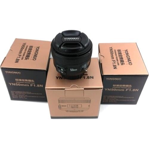 YONGNUO YN 50mm AF MF F1.8 Multi-coated Lens Large Aperture Fixed Focus Lens YN50mm for Nikon DSLR FX DX Frame Camera