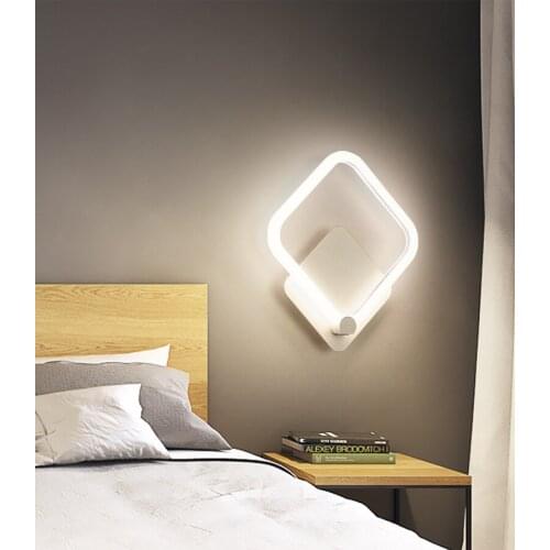 Nordic Simple Modern Bedside wall Lamp Round Bedroom Lamp Creative Retractable Hotel Engineering Reading Lamps Wall Lamp