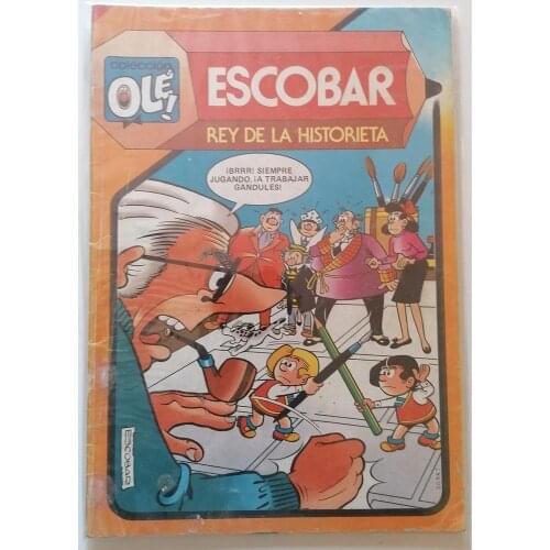 I smelled the ESCOBAR King buttons of comic No. 291, year 1985, ED. BRUGUERA, 1ª edition, author ESCOBAR, COMIC HUMOR