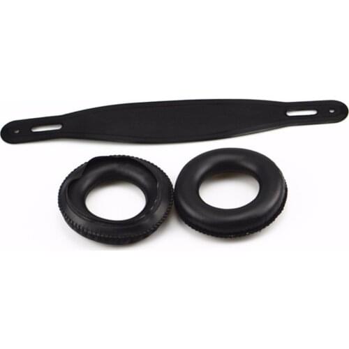 Replacement Earpads Pillow Ear Pads Foam with Headband Cushions Repair Parts for Superlux HD-681B HD681B Headphones Headset