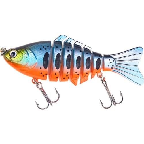 1pcs 10cm 15g Sinking Wobblers Fishing Lure Jointed Swimbait Hard Bait Artificial Bait For Pike/Bass Fishing Tackle Lure