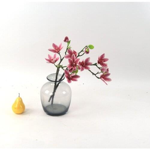 1pc Magnolia Artificial Silk Flowers Branch Orchid Wedding Party Home Decoration Fake Flower