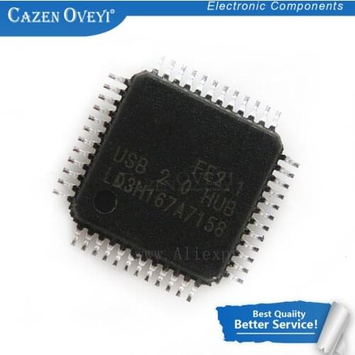 10pcs/lot FE2.1 QFP48 USB2.0 HUB USB In Stock