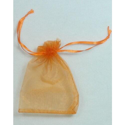 30x40cm 50pcs/lot Orange Organza Bags Jewelry Packaging Bags Wedding Party Decoration Favors Drawable Gift Bags