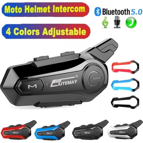 Bluetooth Intercom Motorcycle Helmet Bluetooth Headset For 2 Rider Intercomunicador Moto Interphone Headset Wireless MP3 Player