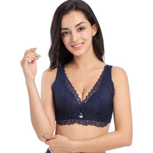 Bralette Adjusted bra summer style lace sexy underwear for women bra 95D plus size bra Hot Sale