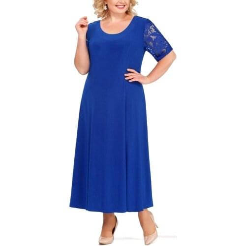 Long Lace Plus Size Mother Of The Bride Dresses 2020 Elegant Formal Wedding Party Gown Gift For Guest robe mere de la mariee