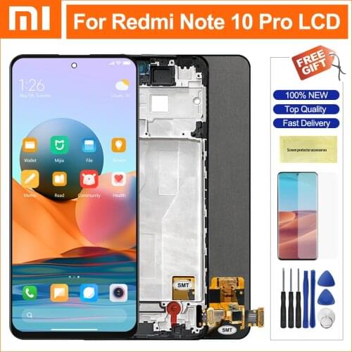 LCD Screen For Xiaomi Redmi Note 10 Pro LCD Display Touch Screen Digitizer Assembly For Redmi Note 10 Pro China Version