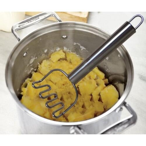 Hot Potato Masher Press Stainless Steel Cooking Tool Vegetable Carrot Dicer Kitchen Tools