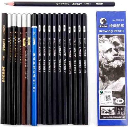 Sketch Drawing Pencils Non-toxic Standard Pencils Different Hardness Sketch Pencil Drawing Pen for Student School Art Supplies
