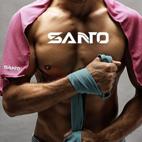 SANTO Compact Quick Drying Icy Towel Cold Cool Artifact Ice Camping Hiking Hand Face Towel Absorb Sweat Quick Cooling