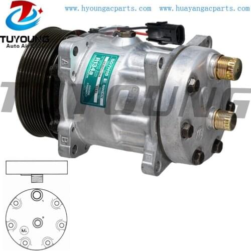 SD7H15 Car a/c Compressor for Case New Holland 84058795 119MM 8pk 12V