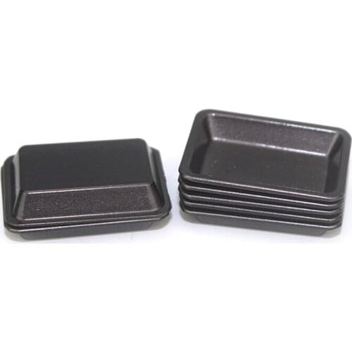 Mini Metal Plate Dollhouse Miniature Baking Tray for Doll House Decoration 1:12 Dollhouse Miniature Accessories