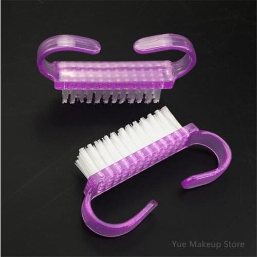 100Pcs/lot Plastic Handle Nail Brush Set Nail Dust Cleaning Brush Powder Soft Remover Acrylic Gel Manicure Tool Wholesale 30
