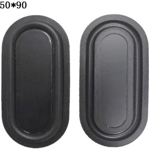 Brand New 2PCS Oval Shape Bass Diaphragm Rubber DIY Speaker Plate Passive Radiator Auxiliary Bass Vibration Plates 2040-6090