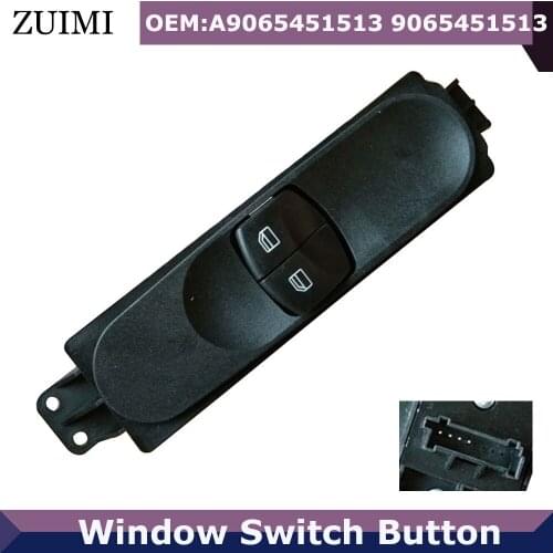 Front Left Power Window Control Switch For Mercedes Sprinter 2006- 2016 LH A9065451513 9065451513 6395450713 Car Accessories