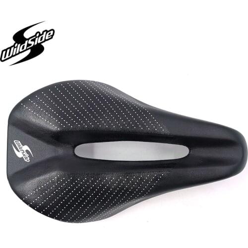 Wildside Bicycle Triathlon Saddle Comfortable Racing Road TimeTrial TT Saddles Men Women Split Nose Cycling Soft Bike Seat Part