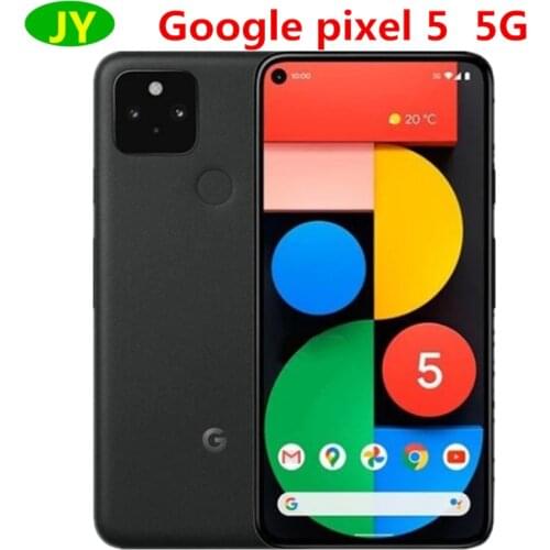 Google Pixel 5 Original Unlocked 5G Mobile 16MP Camera 6 inches 6GB 128GB rom smartphone 4080mah battery