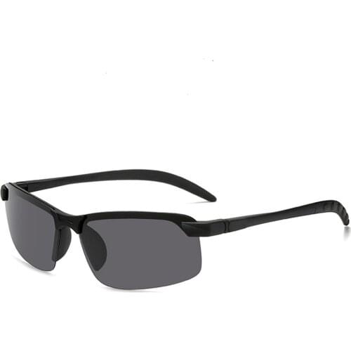 Super Light Smart Polarized Sunglasses Mens Aluminum Magnesium Square Sunglasses