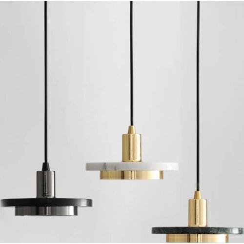 Nordic led iron hanging lights industrial lamp commercial lighting pendant lamp chandelier living room bedroom dining room