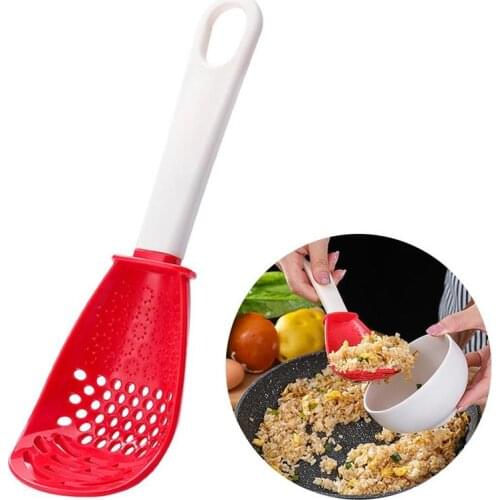 1Pcs Garlic Press Crusher Multifunctional Spoon Ginger Grinding Kitchen Tool For Cooking Spoon Grinding Pressing Garlic Paste