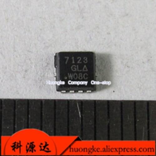 10pcs/lot SI7123DN-T1-GE3 DFN-8 Screen Printing 7123 10.2A 20V