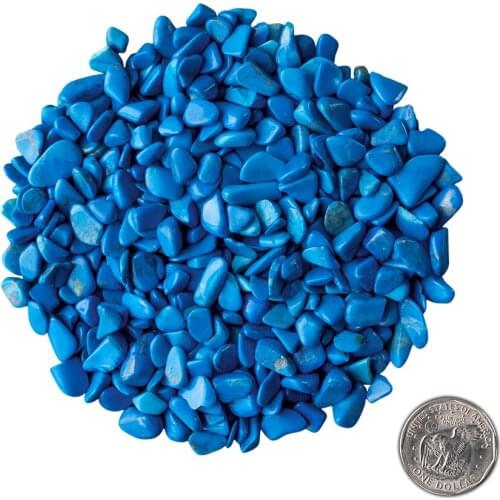 100g Natural Stones Blue Howlite Crystal Home Decor Colorful Healing Energy Stone Rock Mineral Specimen