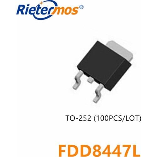 100PCS N-CHANNEL 40V FDD8447L FDD8447 D8447 8447 TO252 mand in China
