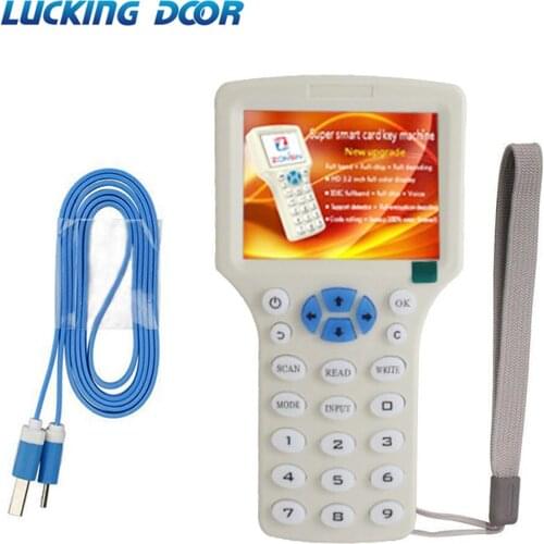 125khz RFID Smart Card Reader Write NFC 13.56MHz Copier Multi-Frequency Reader Writer copy 13.56Mhz Duplicator Programmer