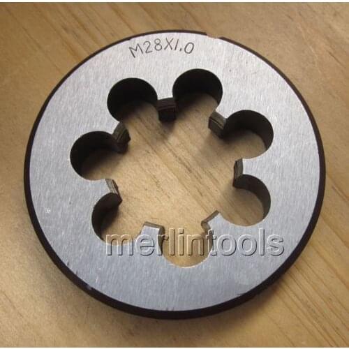 28mm x 1 Metric Right hand Die M28 x 1.0mm Pitch