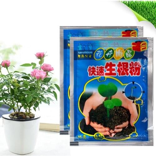 5Pcs Fast Rooting Powder Hormone Improve Grow Root Seedling Improve Flowering Cutting Survival Rate Garden Decor