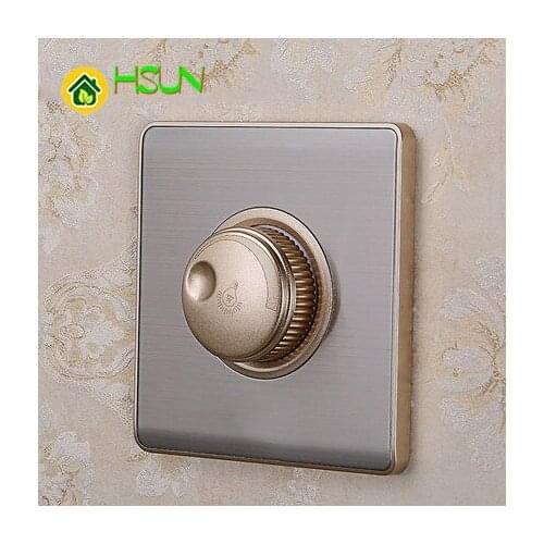 86 Type dimmer Switch Socket S5 stainless steel wire drawing series dimming switch 630W can turn off wall switch