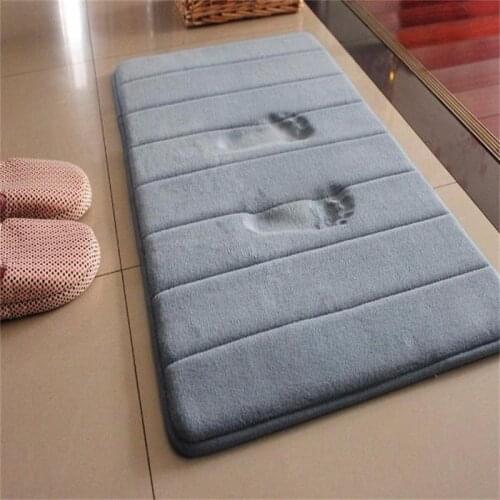Slow rebound anti-skid absorbent bathroom floor mats thickened door mats in door bathroom floor mats bedroom living room carpets
