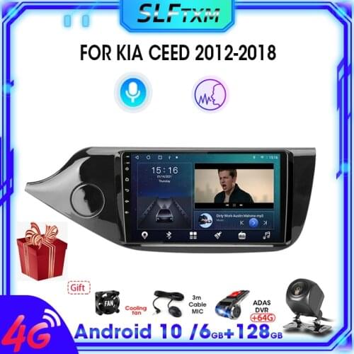 Develuck 2 din Android car Radio multimedia Player For KIA Cee'd CEED JD 2012-2018 Auto 2din AM stereo DVD GPS Navigation 4G+64G