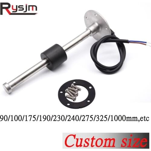 90/100/230/270mm Boat Car Digital Fuel Level Gauge Fuel sensor Fit 0-190ohm 240-33ohm Water Level Gauge Sensor