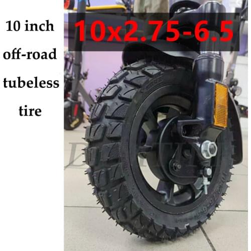 10x2.75-6.5 Tubeless Tire for Electric Scooter Upgrade 10x2.70-6.5 Off-road Vacuum Tyre