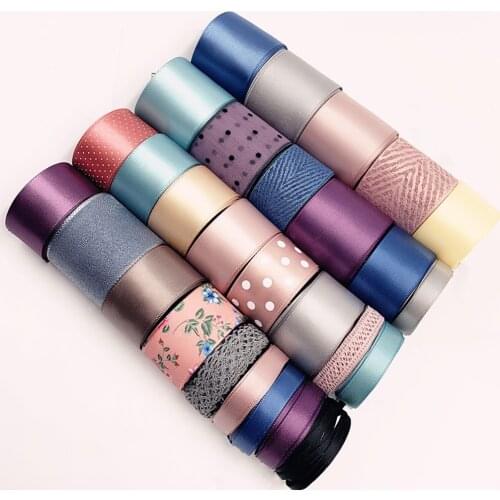 Chainho,Ribbon Set,Mix Design,Morandi Colour,DIY Handmade Hair Ornaments Accessories,Gifts & Crafts Material