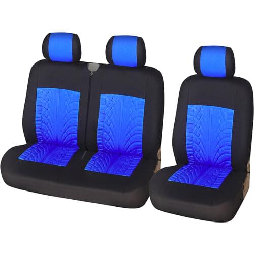 2+1 Seat Covers Car Seat Covers Protector for Transporter/Van, Universal Polyester Fabric Car Covers,Truck Interior Accessories