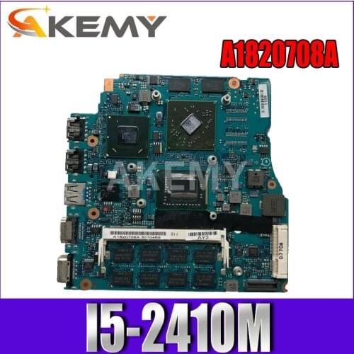 For Sony Vaio VPCSB Series 13.3 inches Laptop Motherboard A1820708A MBX-237 i5-2410M 2.30Ghz HD 6470M 512MB 100% Tested