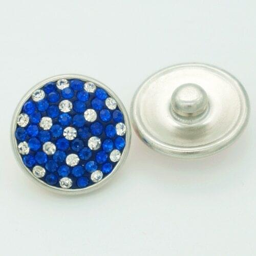 Hot sale Manual KB0300-3 charm spot 18MM rhinestone snap buttons fit DIY snap bracelets jewelry OEM high quality Bangles