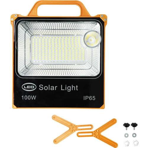 Reading light book light 100W Solar LED Work Light Portable 222LEDs Hand Lamp 10000mAh Battery 8000LM Brightness Camping Lamp