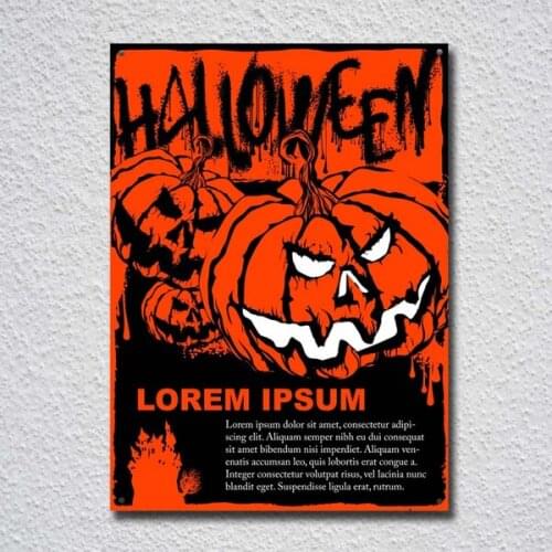 Lorem Ipsum Vintage Tin Sign Metal Sign Metal Poster Metal Decor Metal Painting Wall Sticker Wall Sign Wall Decor